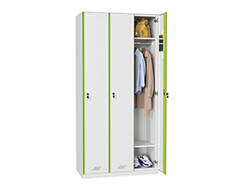 4.5mm thin edge 3-Door steel Locker