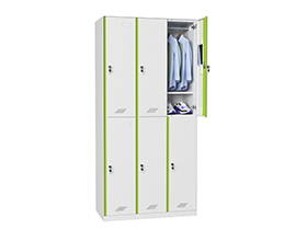 4.5mm thin edge 6-Door steel Locker