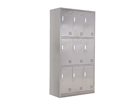 Stainless Steel 9 Doors Locker