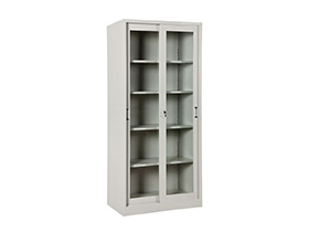 Glass Sliding Door Storage Cabinet