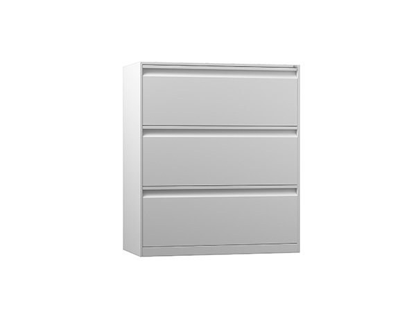 Metal lateral 3 drawer filing cabinet