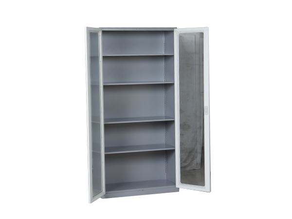 10mm thin edge front glass door Steel File Cupboard