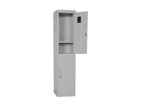 2 tier door steel locker