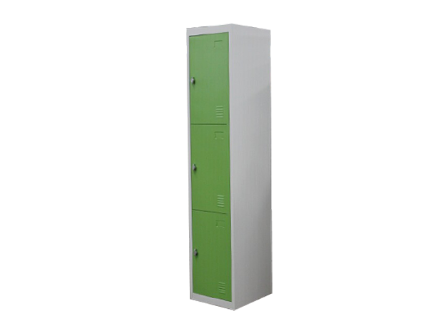 3 tier door steel locker