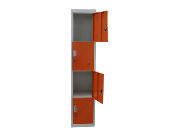 4 tier door steel locker